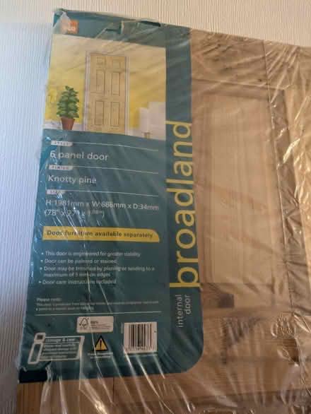 Photo of free Solid wood door (brand new) (Holmewood BD4) #1