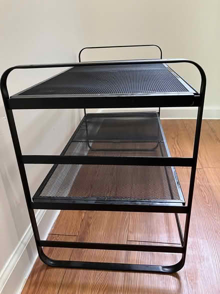 Photo of free Black shoerack (Woodside) #2