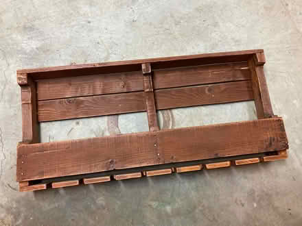 Photo of free Barn wood wine rack (Skokie) #1