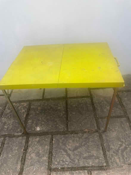 Photo of free Collapsible plastic picnic table. (Bognor Regis PO21) #1