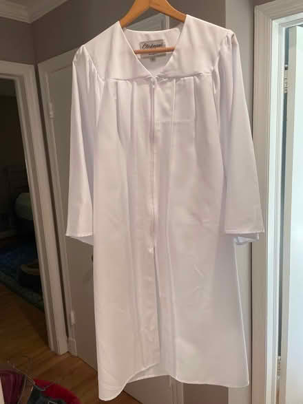 Photo of free Small white graduation gown (NW DC nr Silver Spring) #1