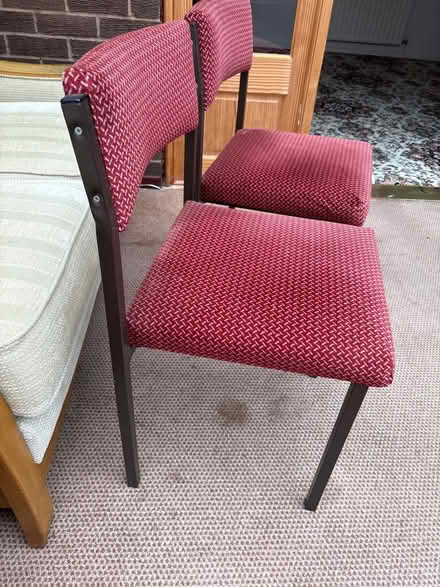 Photo of free 2 cushioned chairs (Langho BB6) #2