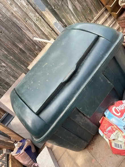 Photo of free Plastic container with dry wood (Rubery B45) #1