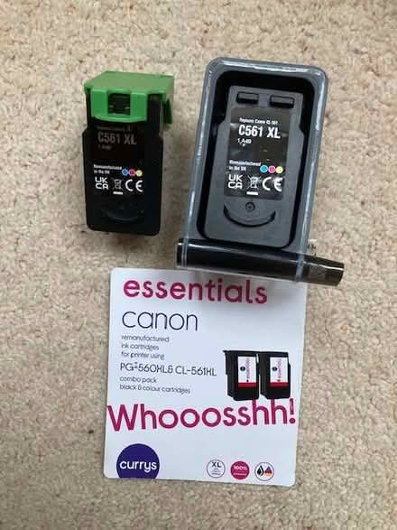 Photo of free Two colour cartridges for a Canon printer (Lower Weston BA1) #1
