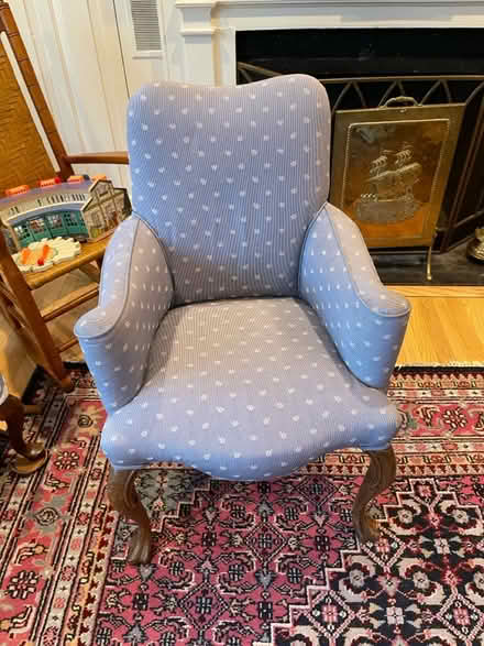 Photo of free Antique Upholstered Arm Chair (Princeton, NJ) #1