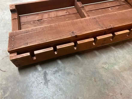 Photo of free Barn wood wine rack (Skokie) #2