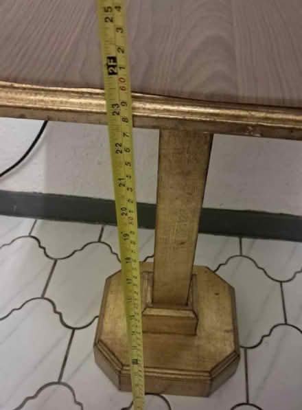 Photo of free Small solid wood table H23" xW18" x D18" (Taunton Eastgate District Ward TA1) #3