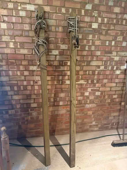 Photo of free 2x tall posts & ropes for hammock (Sevenoaks TN13) #1