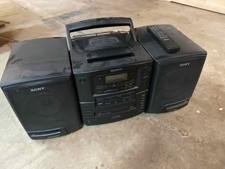 Photo of free Sony boom box (Skokie) #1