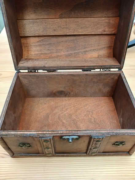 Photo of free Small wooden trunk (High park southport PR9) #3
