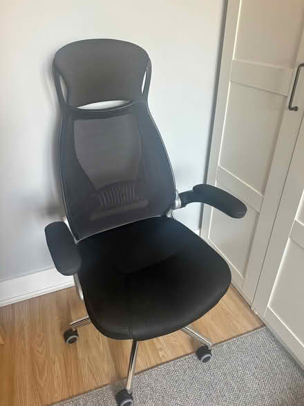 Photo of free Black mesh desk chair (Wickford SS11) #1