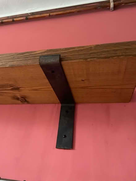 Photo of free wooden shelves with brackets (E1) #4