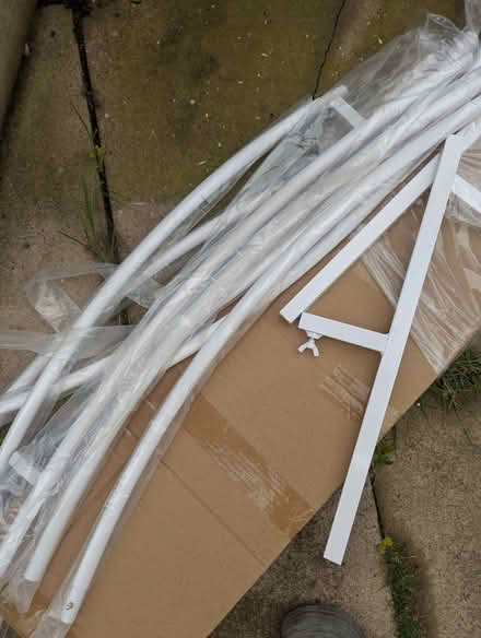 Photo of free White metal balloon arch frame (Bingham NG13) #2