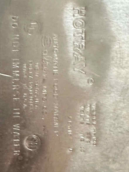 Photo of free Hot plate electric- hot tray (Portage park 60641) #2