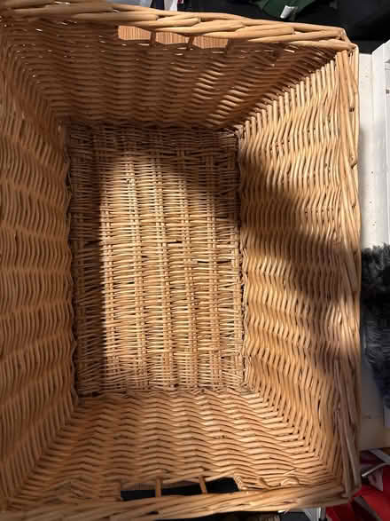 Photo of free Large wicker basket (Willington DE65) #3