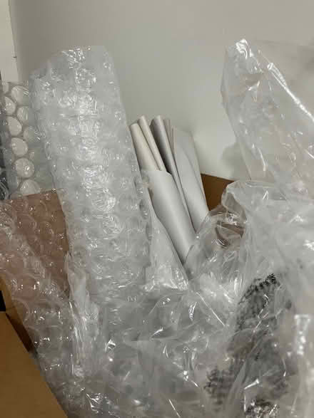 Photo of free Green bin & packing materials (Woodside) #2
