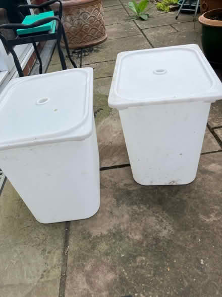 Photo of free 2 IKEA storage boxes with lids (Ickenham) #1