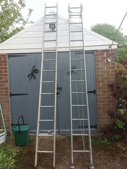 Photo of free Extending ladder 2 x 12 foot link together. (Boulton Moor DE24) #1