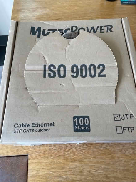 Photo of free UTP CAT6 outdoor Ethernet cable (Dyke Road area BN1) #1