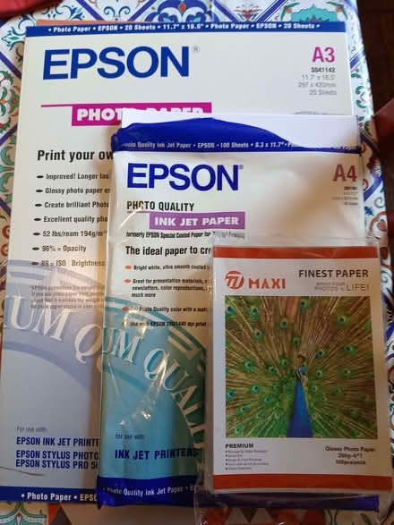 Photo of free Inkjet photo paper. (Twerton BA2) #1