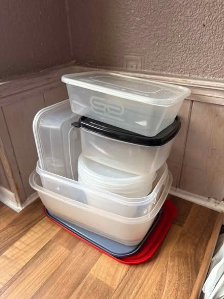 Photo of free 8 tubs & lids (Bolton Le sands) #1