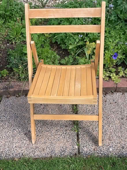 Photo of free Wooden folding chair (HR6 Yarpole) #1