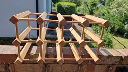 Photo of free Wooden wine rack for 8 bottles (Hove Park area BN3) #1