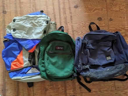 Photo of free Backpacks (Ann Arbor Northwest Side) #1
