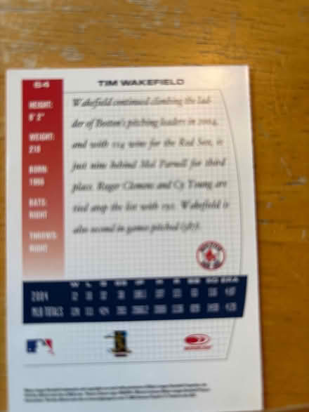 Photo of free Set of baseball cards Red Sox (Melrose) #2