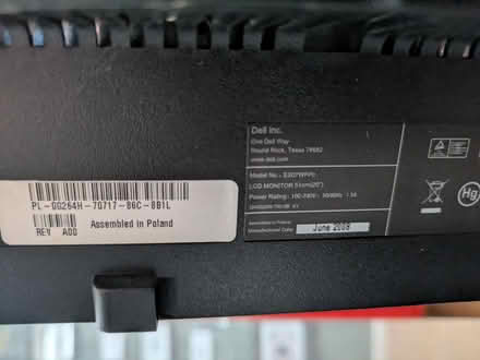 Photo of free Dell Monitor (Tranmere CH42) #2