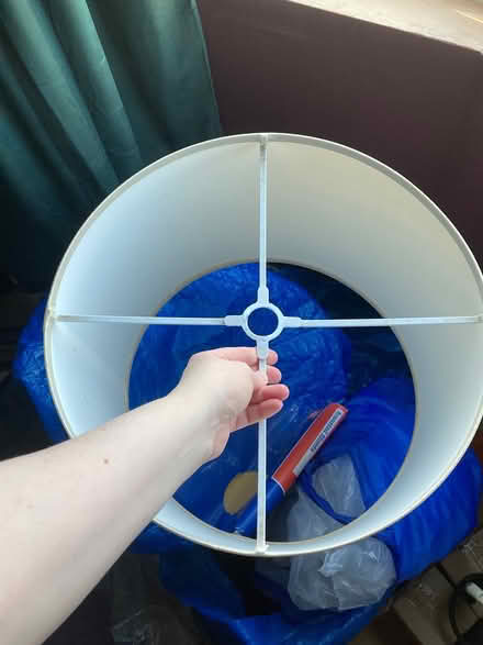 Photo of free Cream Fabric lampshade (S8 Gleadless) #2