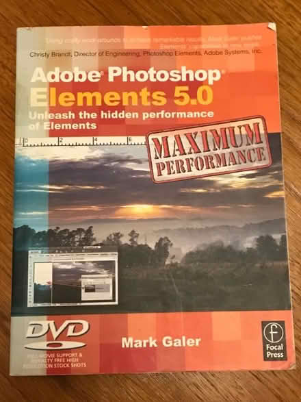 Photo of free Photoshop Elements 5 text book and resources DVD (Southport PR8) #1