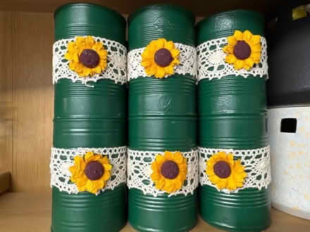 Photo of free Table decoration tins for flowers (Wallington green SM6) #1