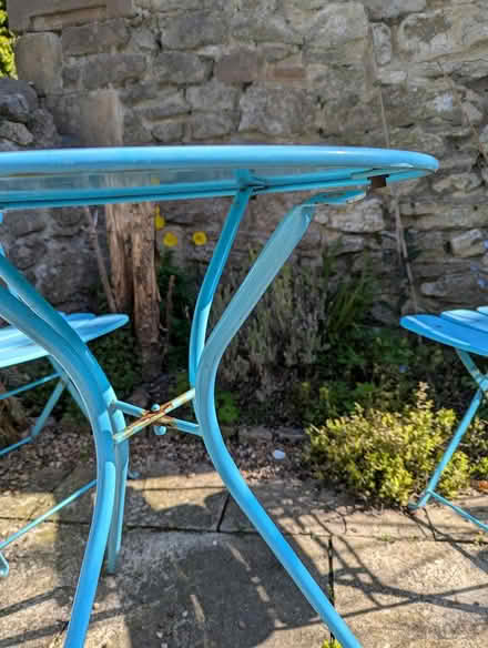 Photo of free Bistro set chairs ( and table) (Wirksworth DE4) #2