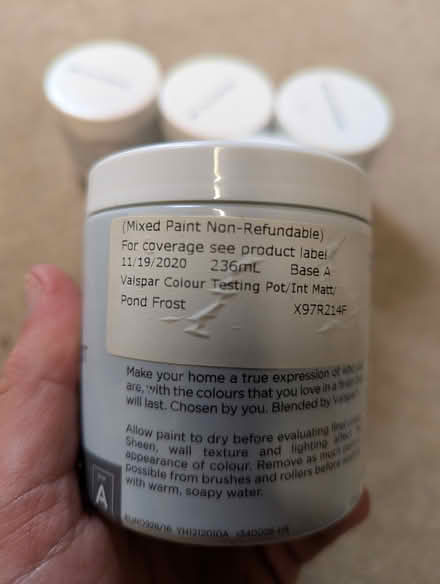 Photo of free Valspar paint testers (Hitchin SG5) #2