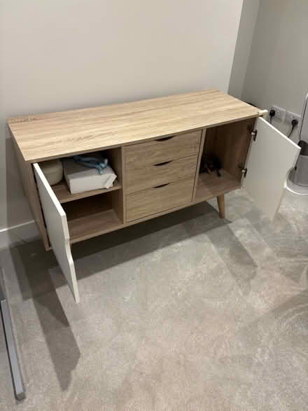 Photo of free Wooden side cabinet (Maidenhead,) #2