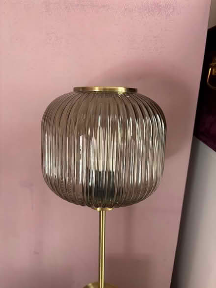 Photo of free Glass table lamp (Hyde, SK14) #2