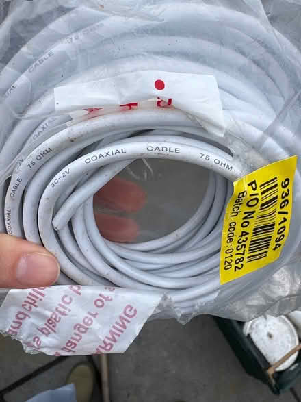 Photo of free 3C-2V coaxial cable 75 OHM (Stockport centre SK1) #1
