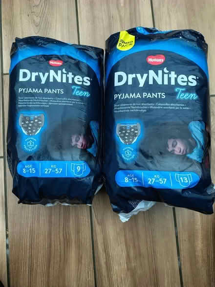 Photo of free Huggies dry nites teen (OX5) #1