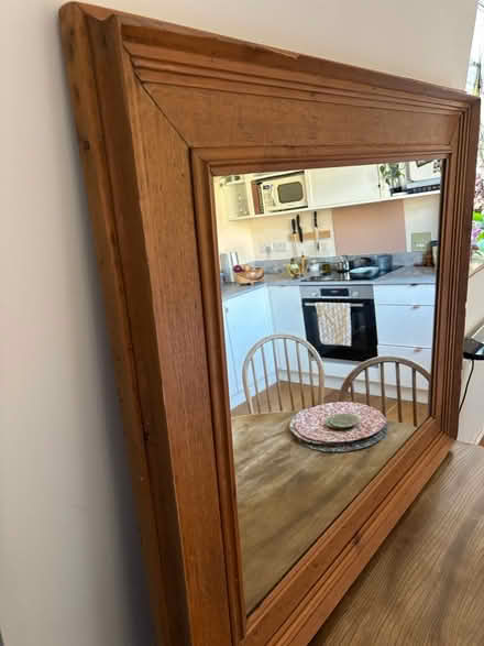 Photo of free big oak mirror (Tollington, Finsbury Park N4) #4