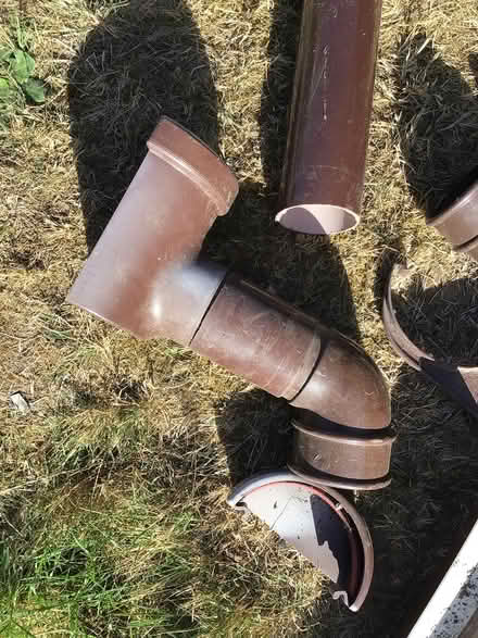 Photo of free Brown guttering (North Walsham, NR28) #3