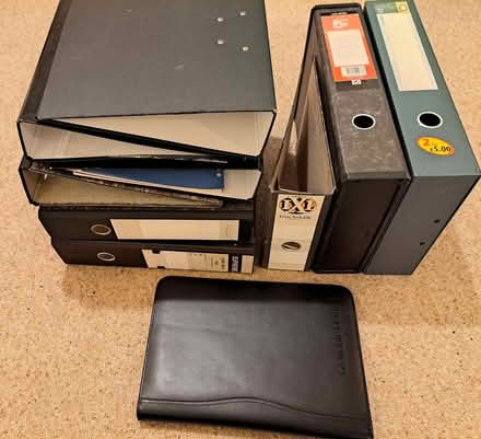 Photo of free 8 lever arch files and two box files (Molesey KT8) #1