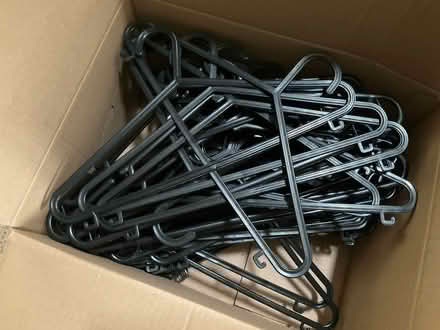 Photo of free Plastic Coat Hangers - box full (Lamborough Hill OX13) #1