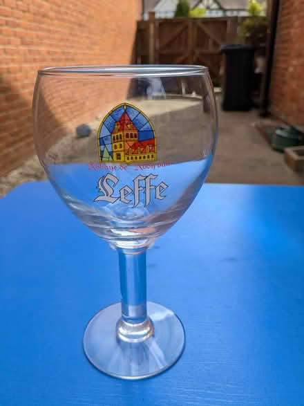 Photo of free Leffe Belgian beer glass (Woodley RG6) #1