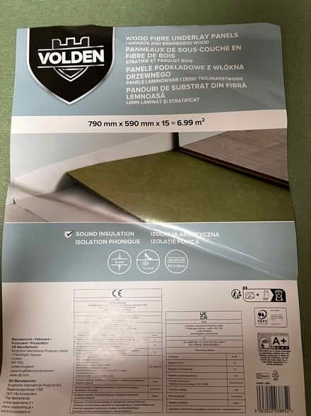 Photo of free Underlay panels (Cheadle Hulme SK8) #2