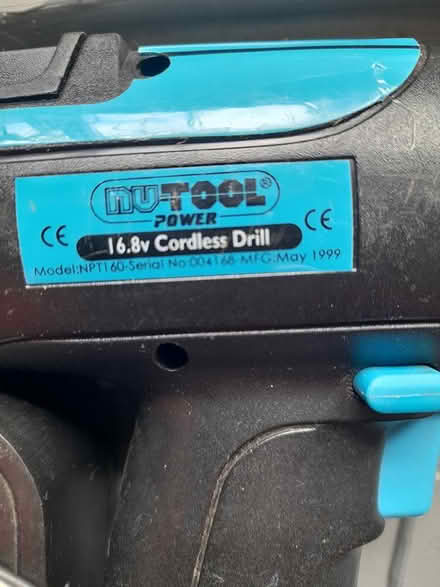 Photo of free Cordless Drill (Dodford b61 9bu) #3