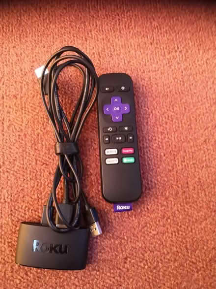 Photo of free Roku remote & wires (Bearwood BH11) #1