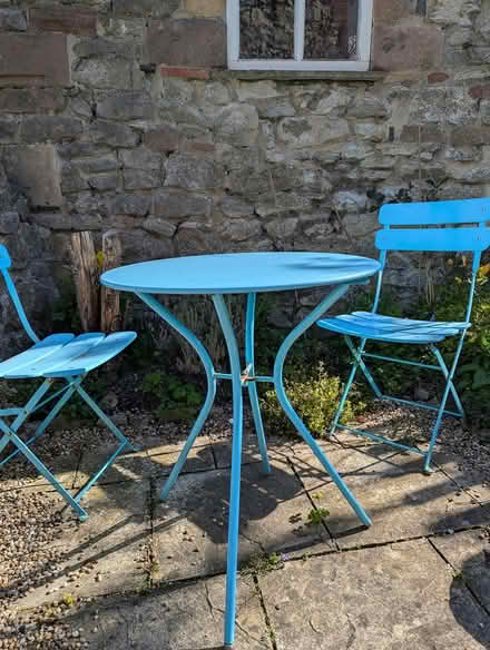 Photo of free Bistro set chairs ( and table) (Wirksworth DE4) #1