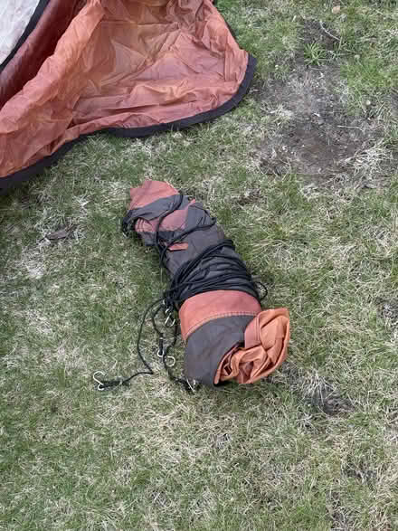Photo of free 3-person nylon dome tent (Woburn - four corners) #3