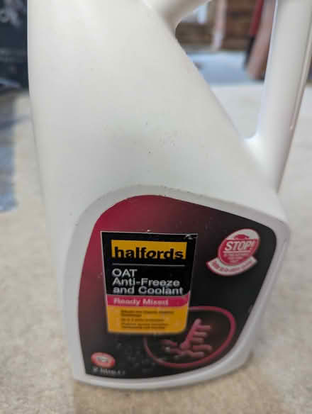 Photo of free Anti-freeze and coolant (Hitchin SG5) #1